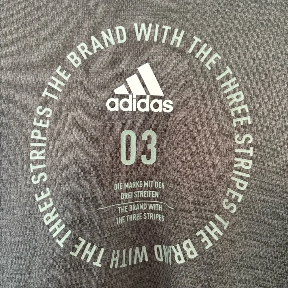 Adidas Team Issue‎ Badge of Honor Sport Hoodie Pullover Gray Mens Size Small